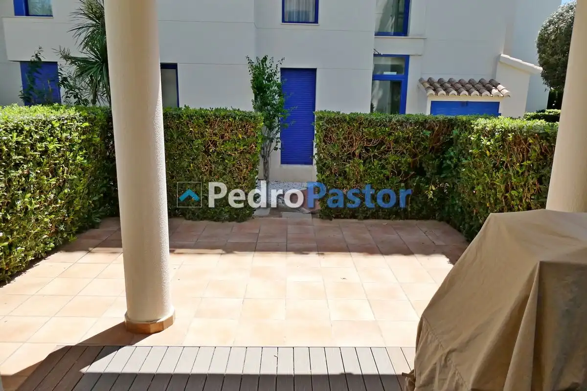 Terraza de Apartamento en venta en Dénia con Aire acondicionado, Calefacción y Jardín privado