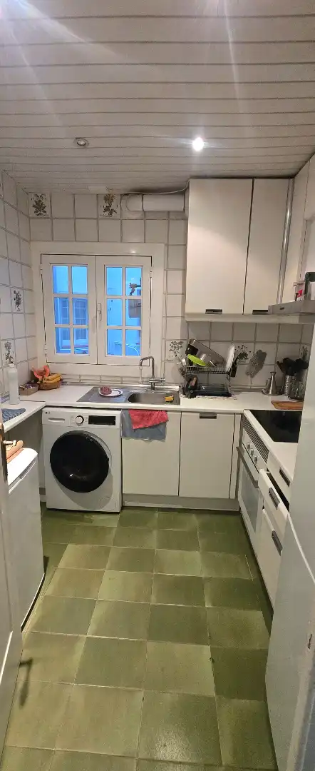 Kitchen of Flat for share in Barcelona  with Heating, Parquet flooring and Furnished