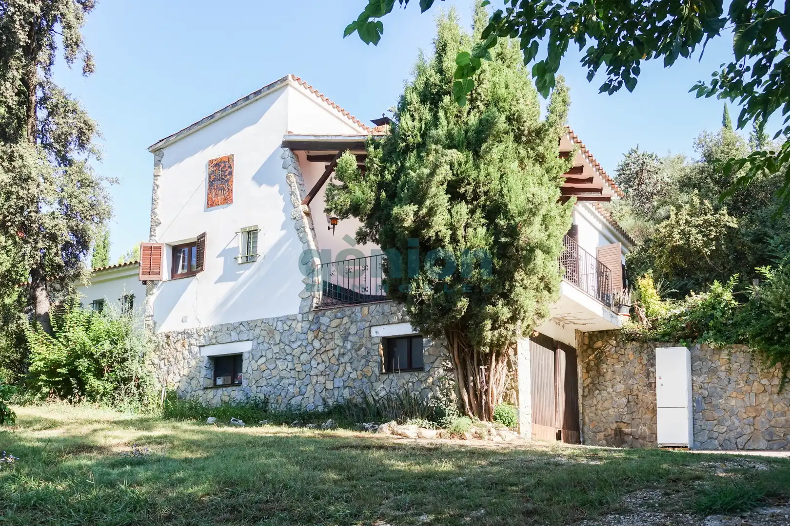 Vista exterior de Casa o chalet en venta en Sant Aniol de Finestres con Jardín privado y Terraza