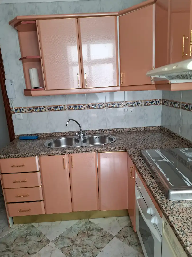 Kitchen of Flat for sale in Sevilla  with Air Conditioner, Terrace and Furnished