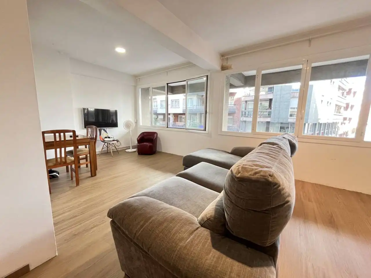 Living room of Study for rent in Sarrià - Sant Gervasi