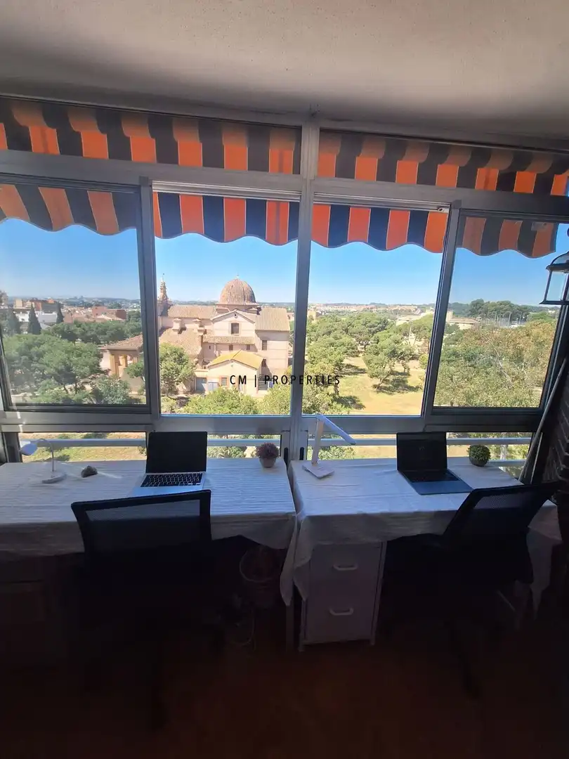 Wohnung zur Miete in Moncada mit Klimaanlage, Heizung und Terrasse