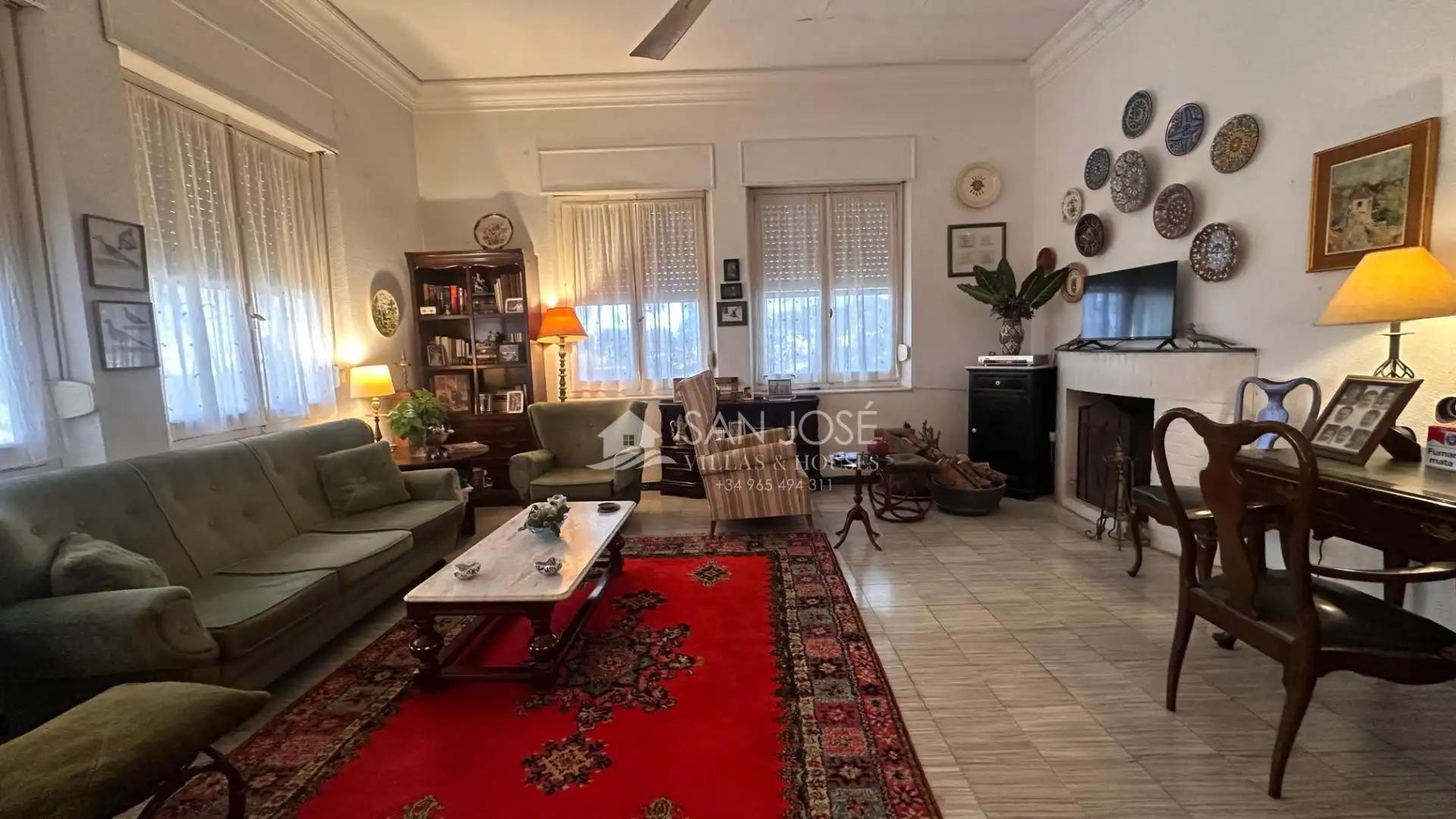 Living room of Houses for sale in Aspe  with Heating, Private garden and Terrace