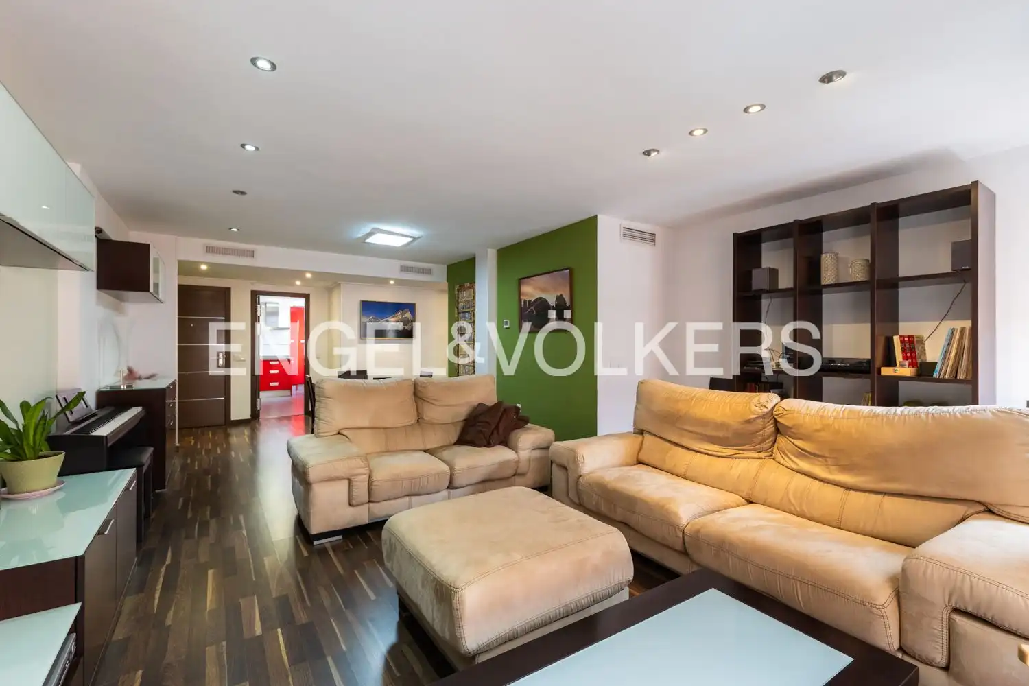 Sala de estar de Piso en venta en Sueca con Aire acondicionado, Calefacción y Parquet