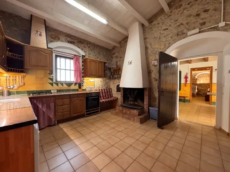 Cocina de Finca rústica en venta en Albons con Jardín privado, Terraza y Trastero