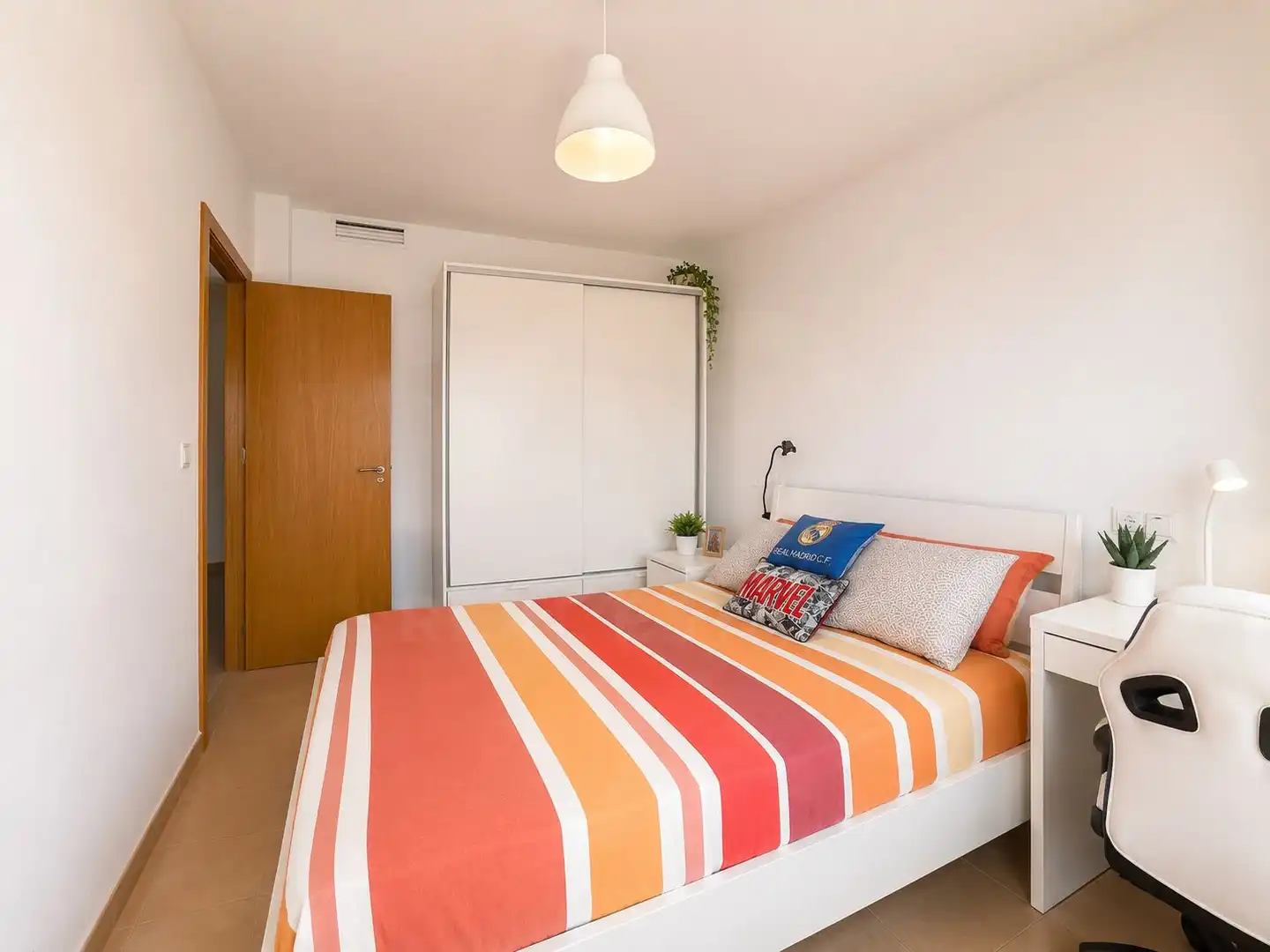 Schlafzimmer von Maisonette zum Verkauf in Murcia mit Klimaanlage, Heizung und Terrasse