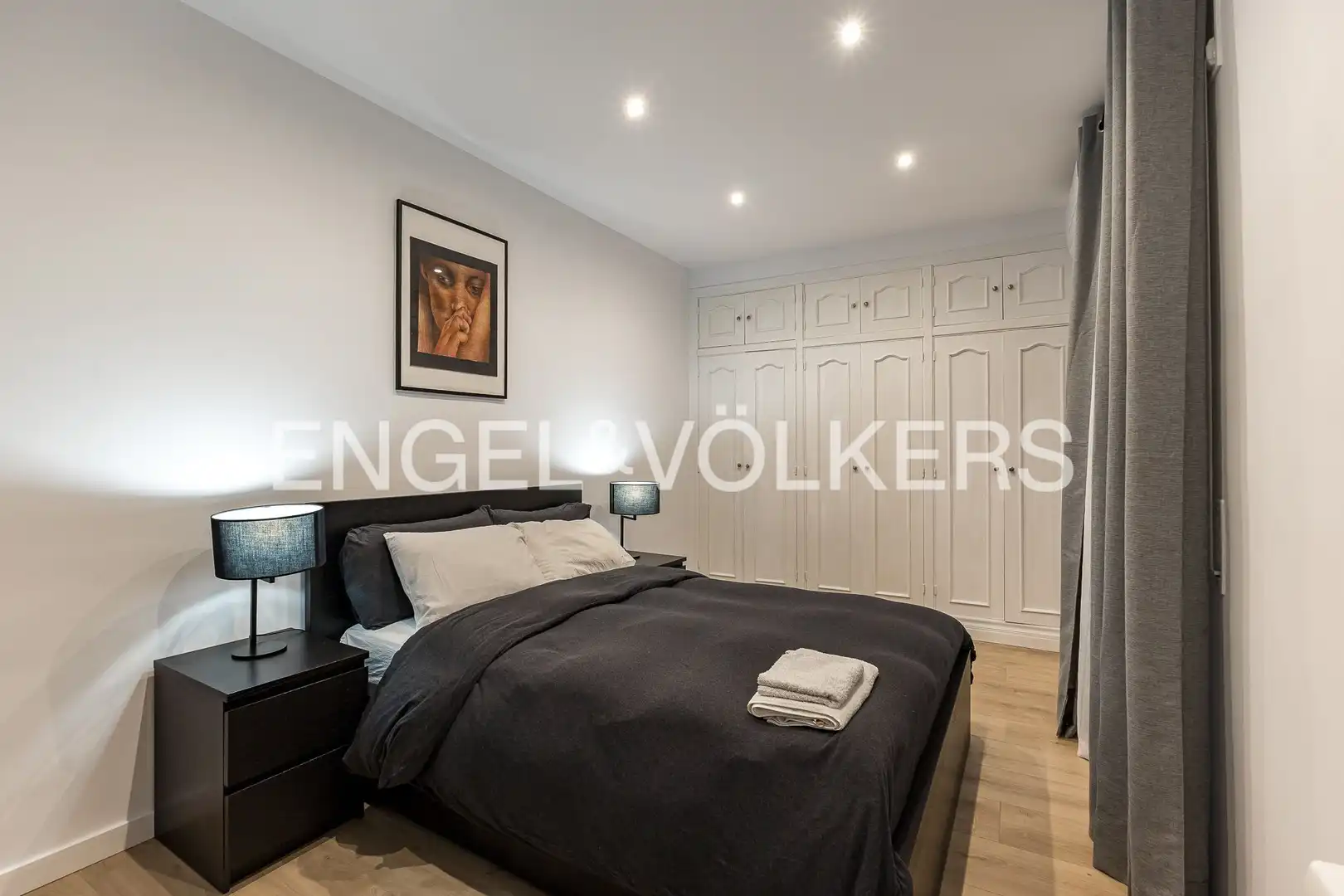 Bedroom of Flat for rent in Barcelona  with Air Conditioner, Heating and Private garden