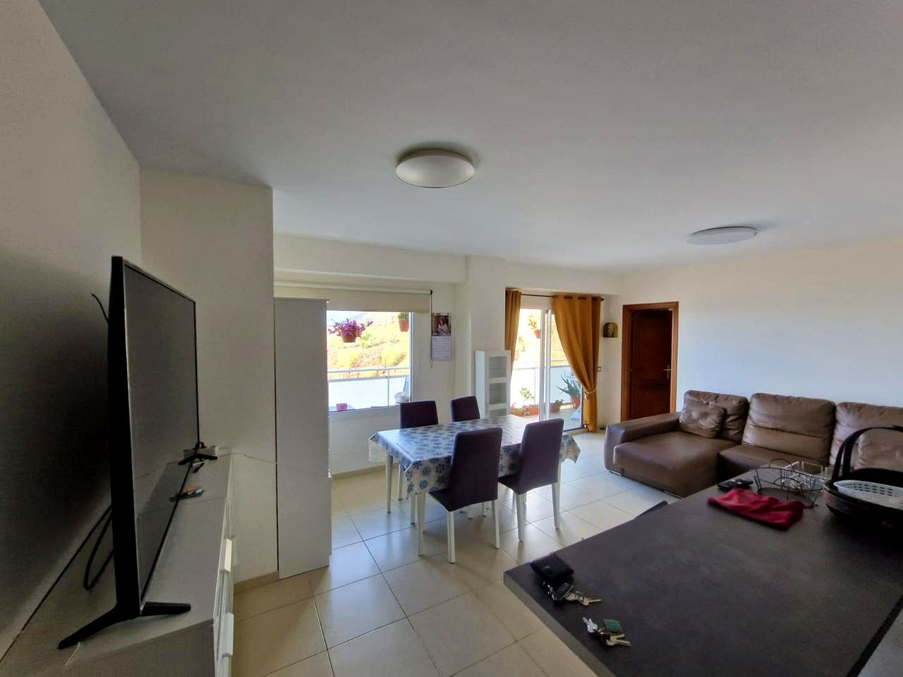 Living room of Flat to rent in San Cristóbal de la Laguna  with Terrace, Furnished and Balcony