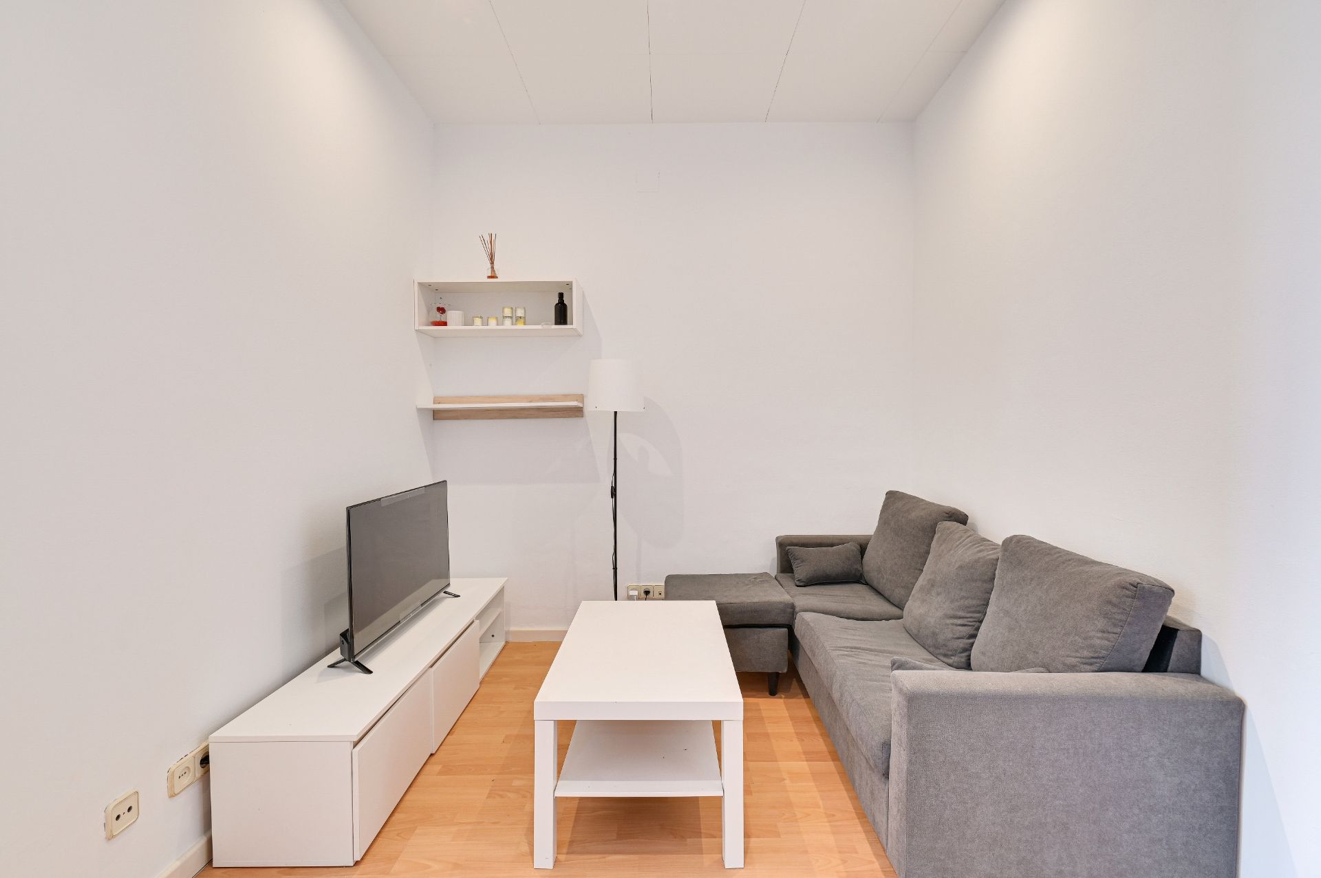 Living room of Flat to rent in  Barcelona Capital  with Terrace and Furnished