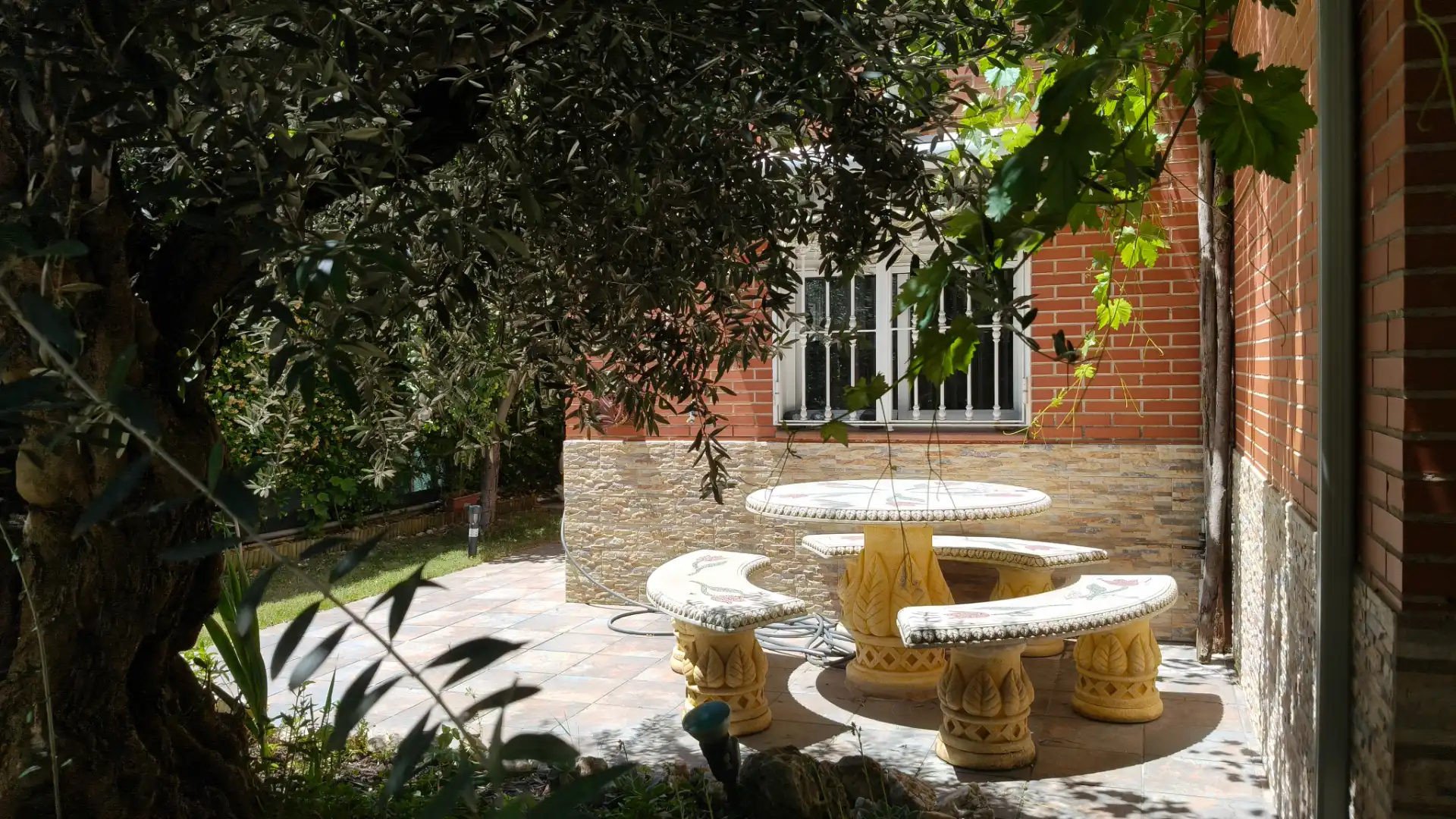 Terraza de Casa adosada en venta en Rivas-Vaciamadrid con Aire acondicionado, Calefacción y Jardín privado