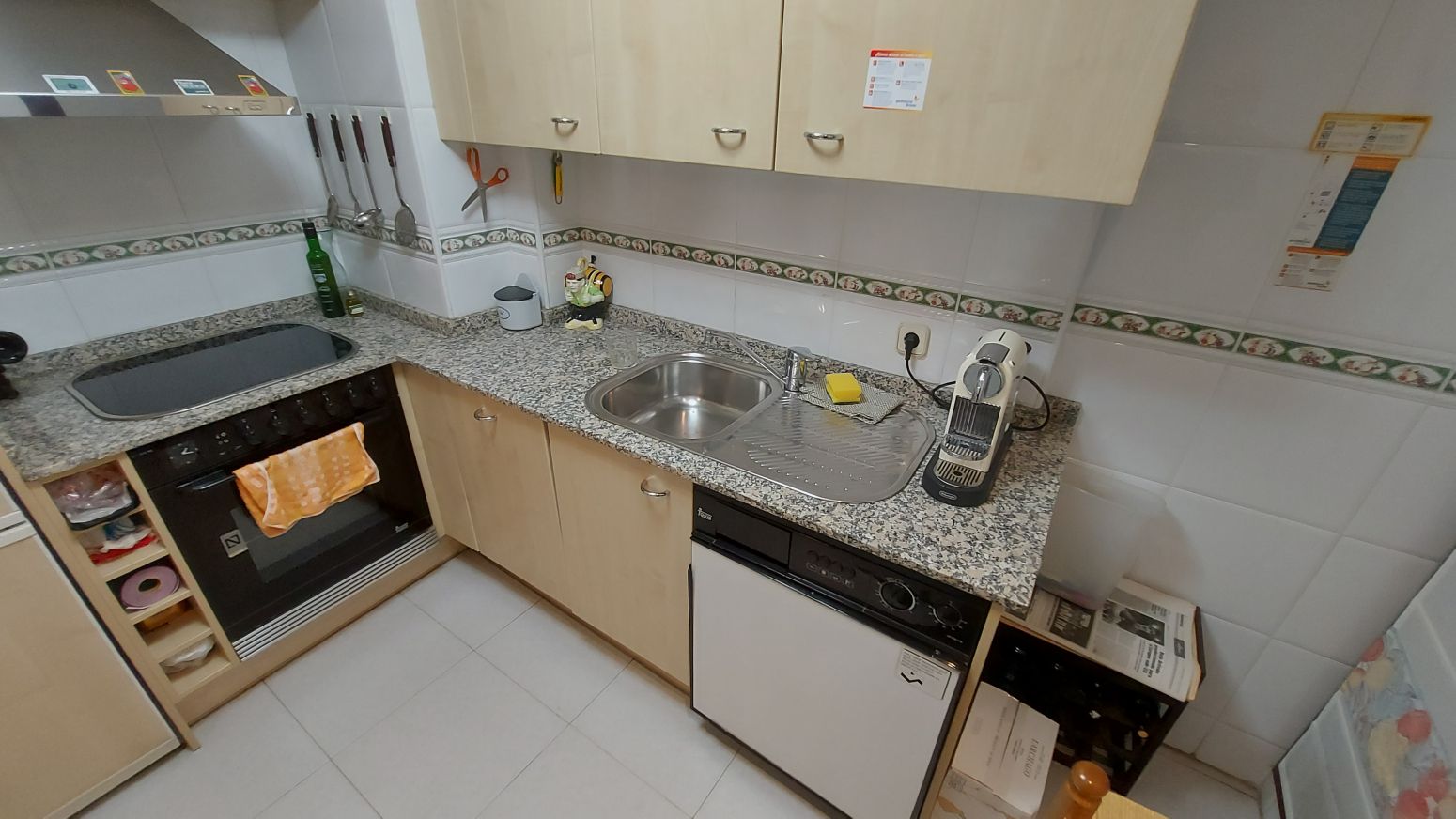 Kitchen of Flat to rent in  Logroño  with Heating and Balcony