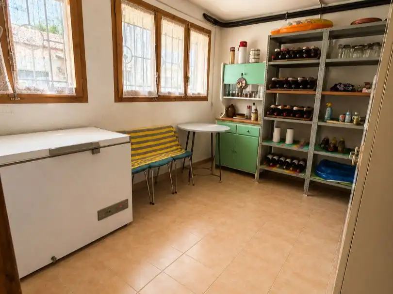 Kitchen of Houses for sale in Horta de Sant Joan  with Air Conditioner, Terrace and Swimming Pool