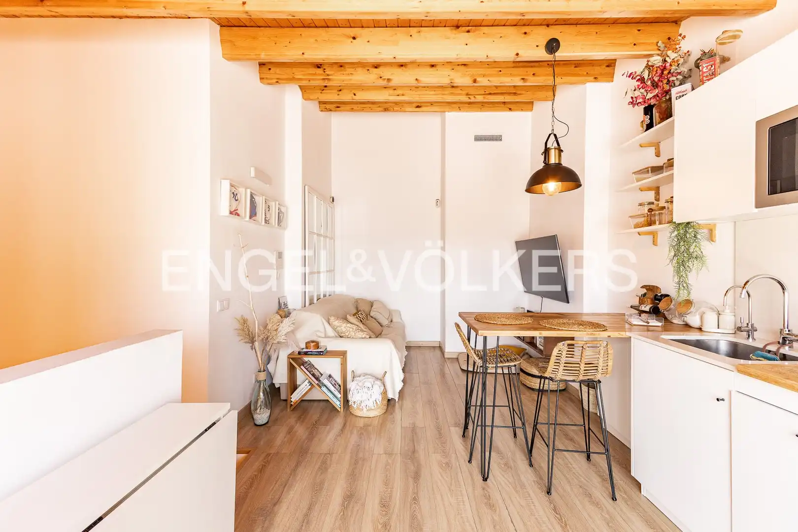 Sala de estar de Piso en venta en Mataró con Aire acondicionado, Calefacción y Terraza