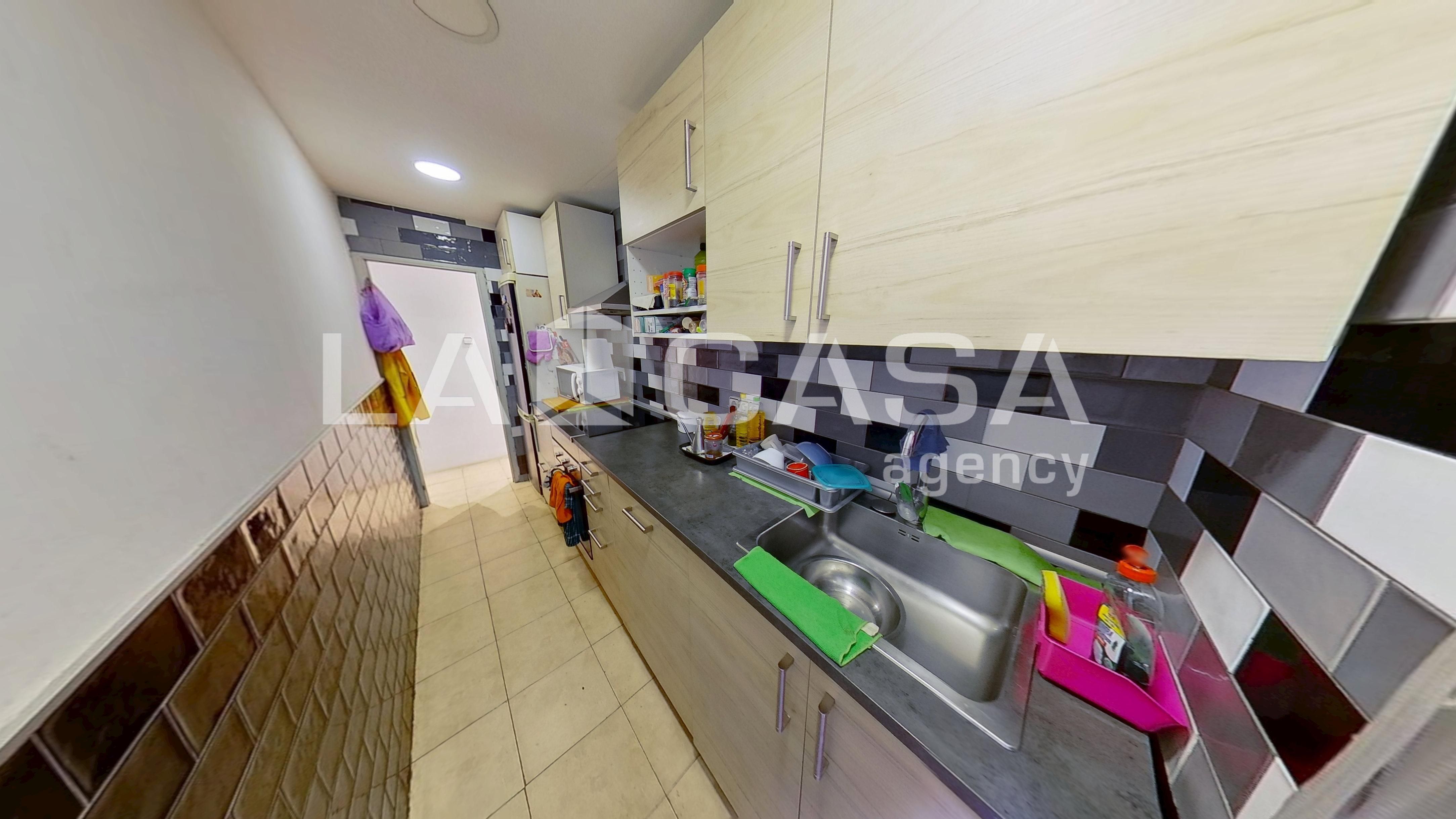 Kitchen of Flat for sale in Badalona  with Terrace