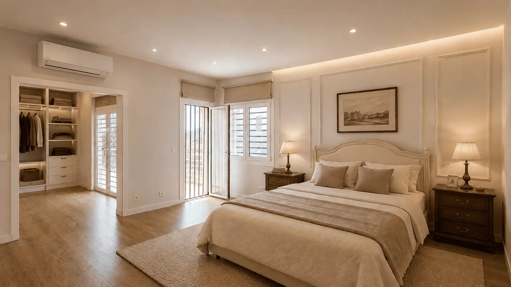 Schlafzimmer von Haus oder Chalet zum Verkauf in Cabrera de Mar mit Heizung, Privatgarten und Terrasse