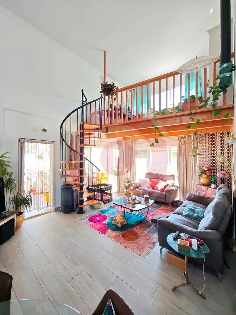 Sala de estar de Casa o chalet en venta en Arenas con Aire acondicionado, Jardín privado y Terraza