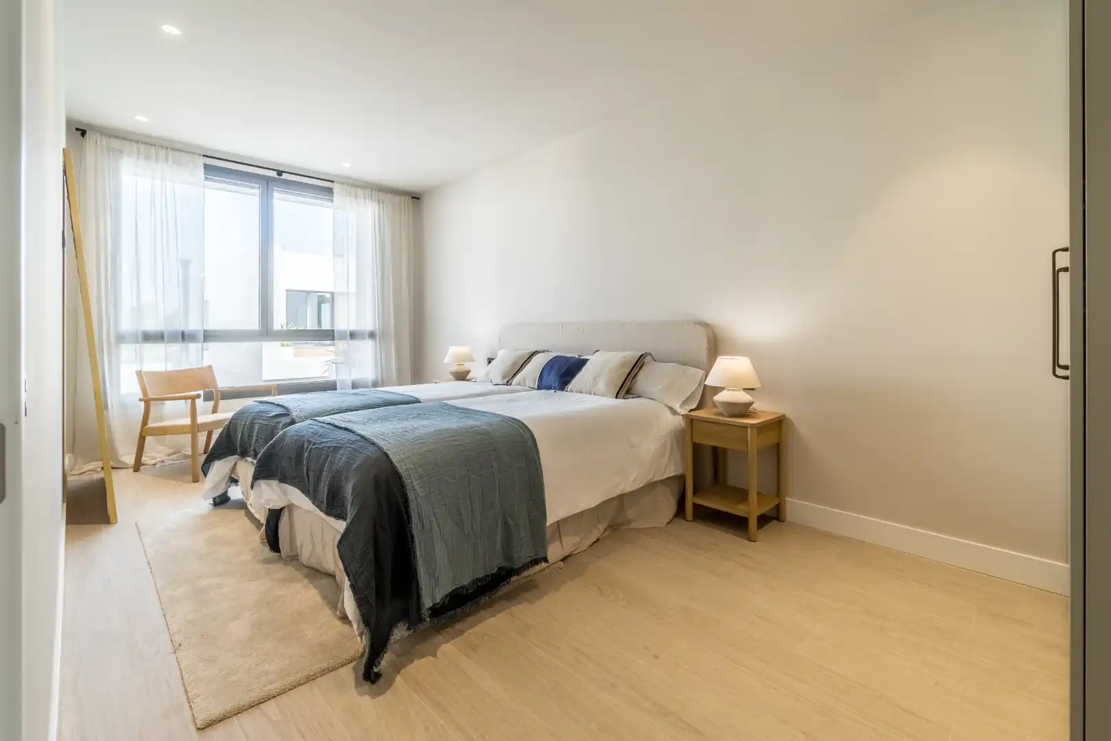 Habitación de Casa adosada de alquiler en Cambrils con Aire acondicionado, Calefacción y Jardín privado