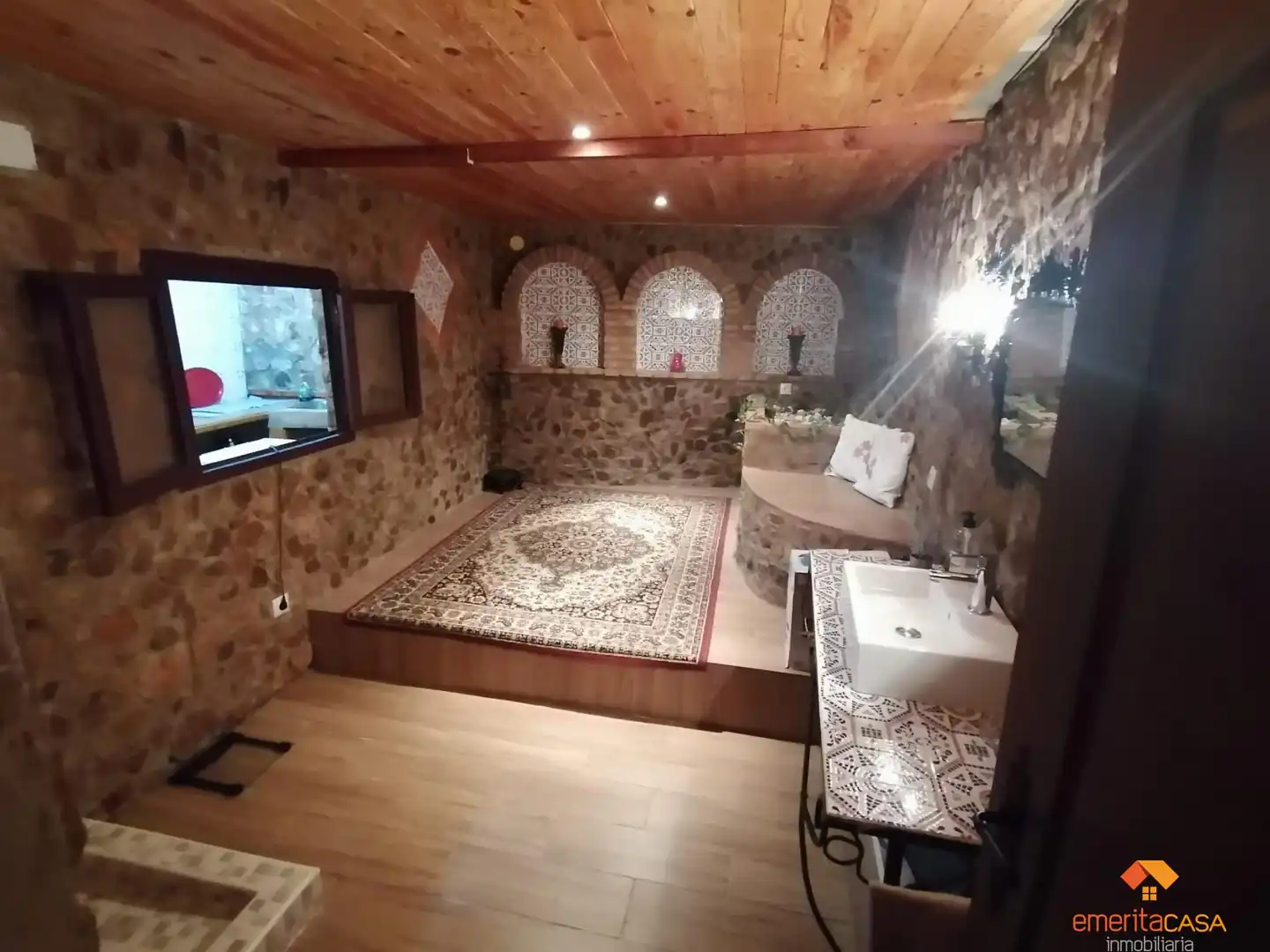 Casa rústica amb piscina en venda a Alange, imagen 12