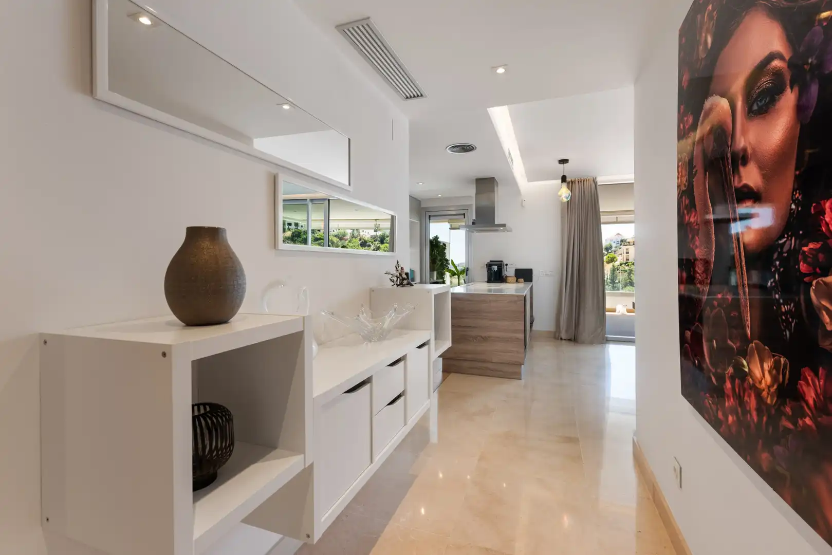 Cocina de Apartamento en venta en Benahavís con Aire acondicionado, Terraza y Piscina