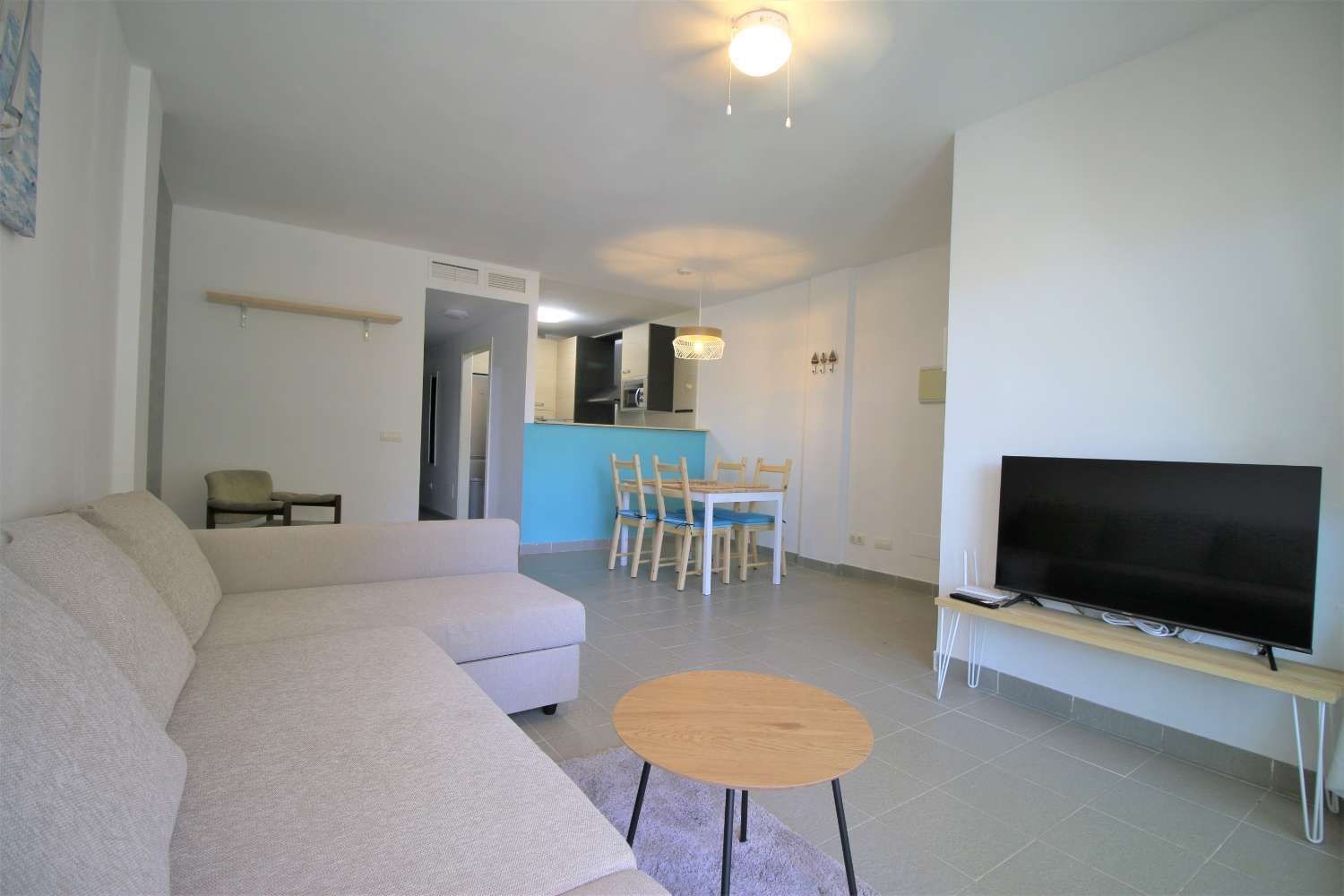 Sala de estar de Piso en venta en Cuevas del Almanzora con Aire acondicionado, Terraza y Piscina