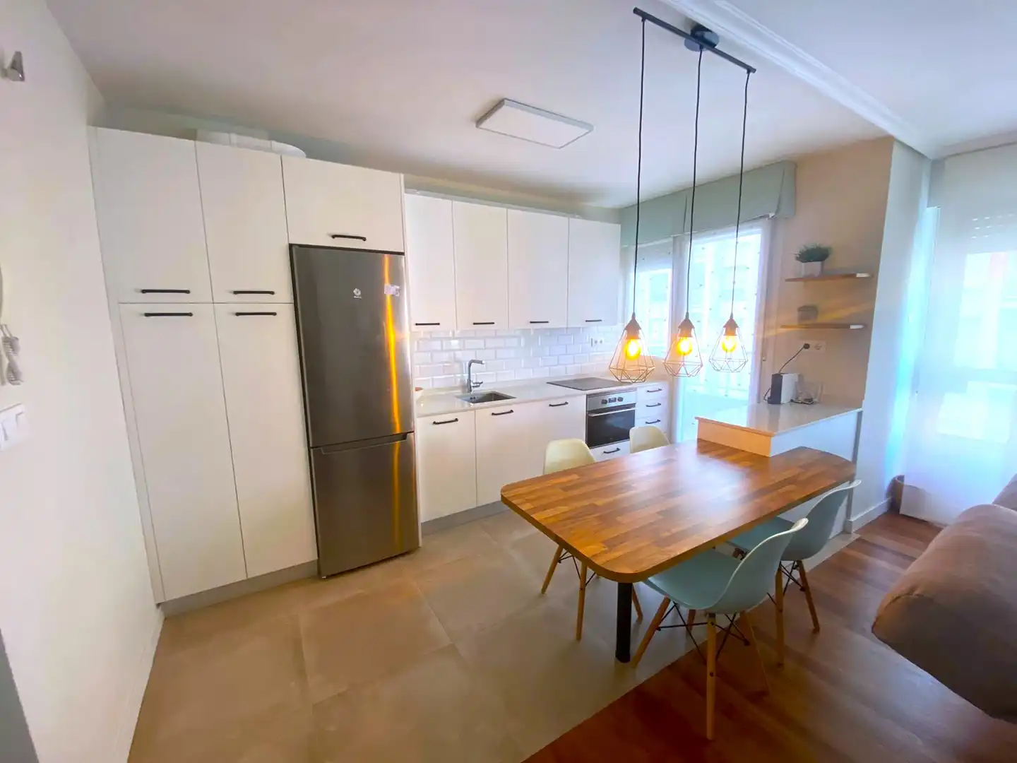Kitchen of Flat for sale in Castro-Urdiales  with Heating, Private garden and Parquet flooring