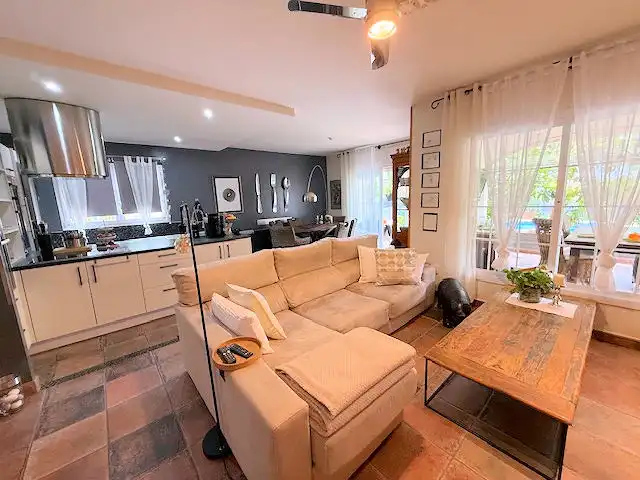 Living room of Houses for sale in L'Escala  with Heating, Private garden and Terrace