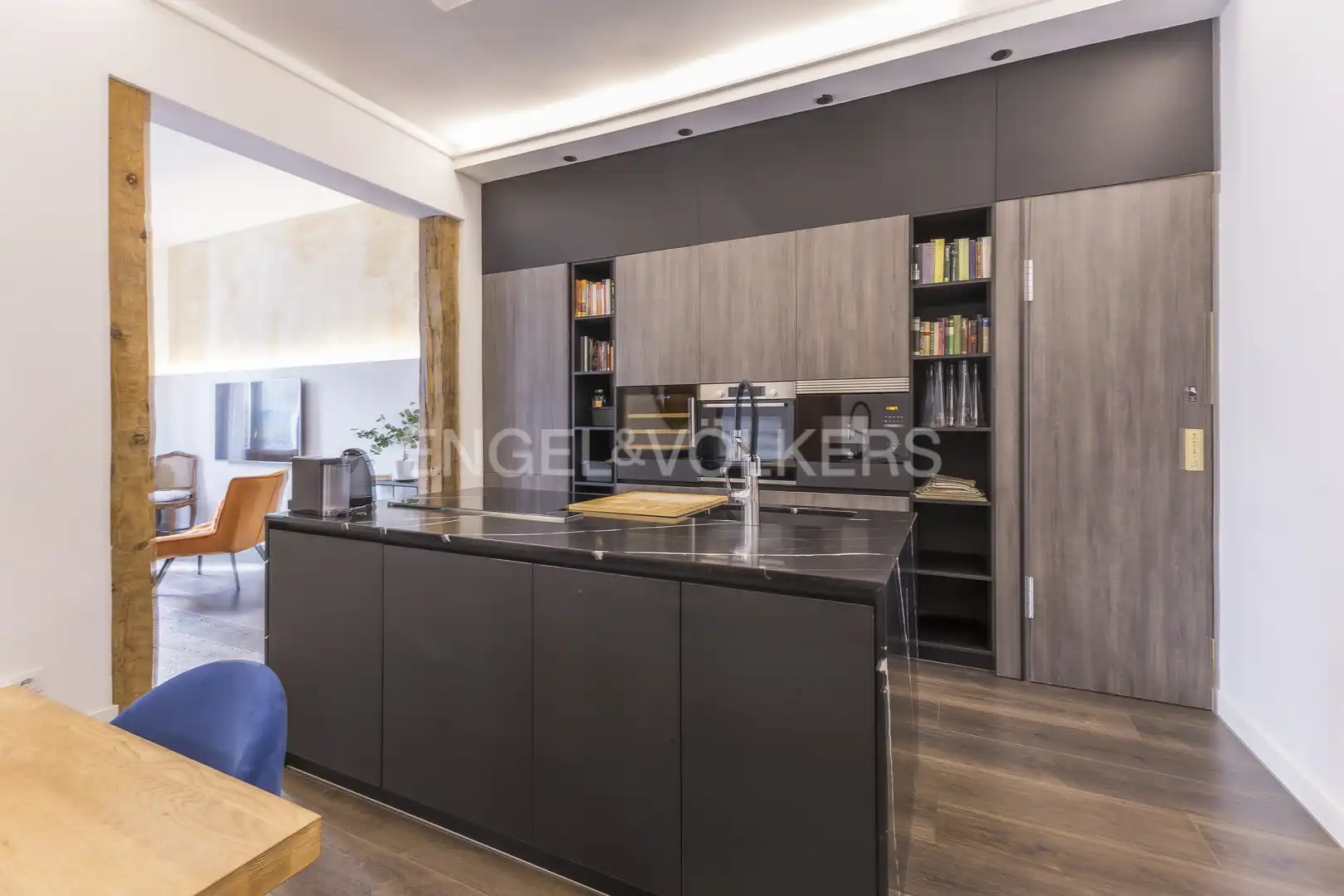 Kitchen of Flat for rent in Madrid  with Heating, Furnished and Balcony