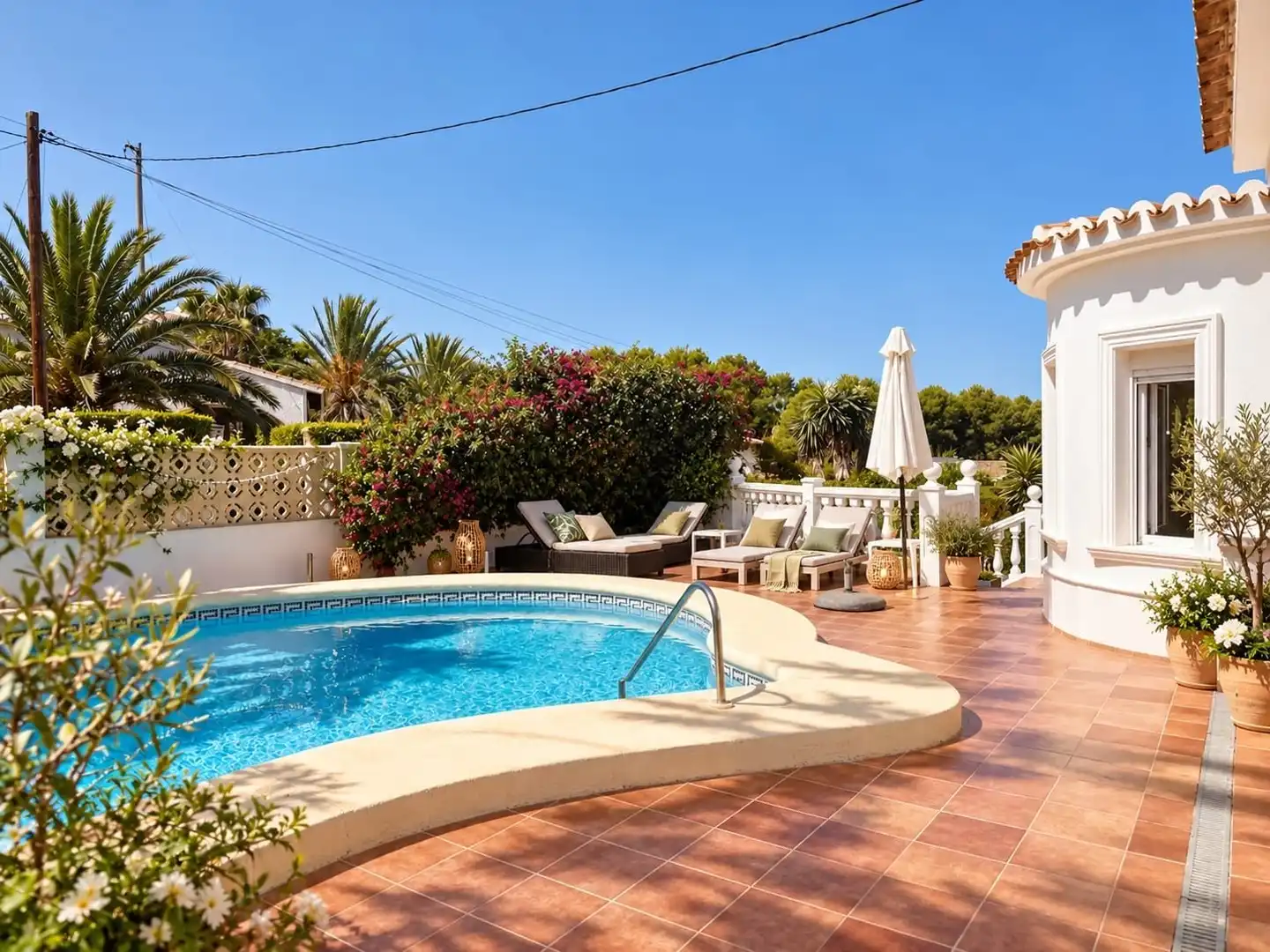 Piscina de Casa o xalet en venda en Cap Martí - El Tossalet - Pinomar