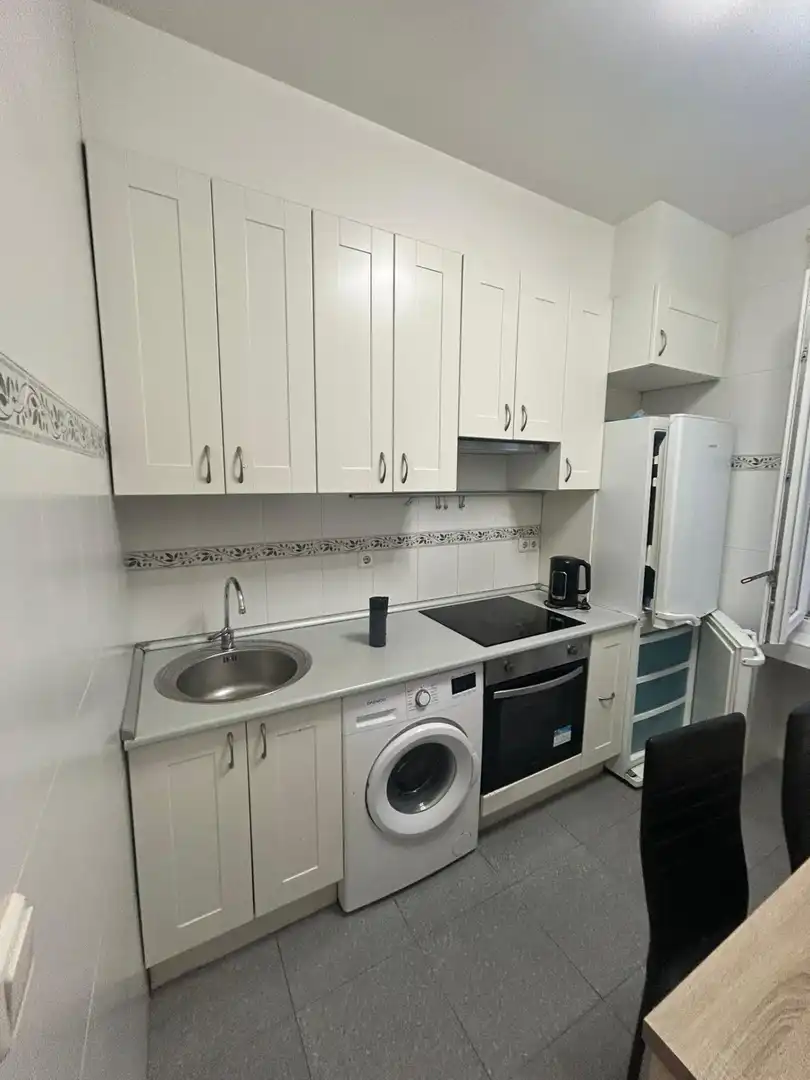 Cuina de Apartament de lloguer en Donostia - San Sebastián  amb Calefacció i Moblat