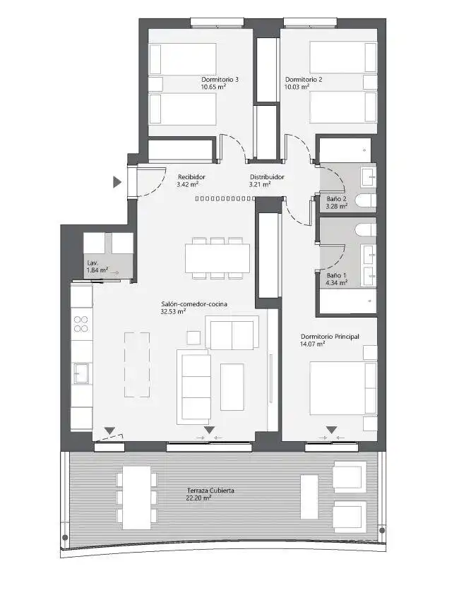 Apartamento con ascensor en venta en Diseminados, imagen 19