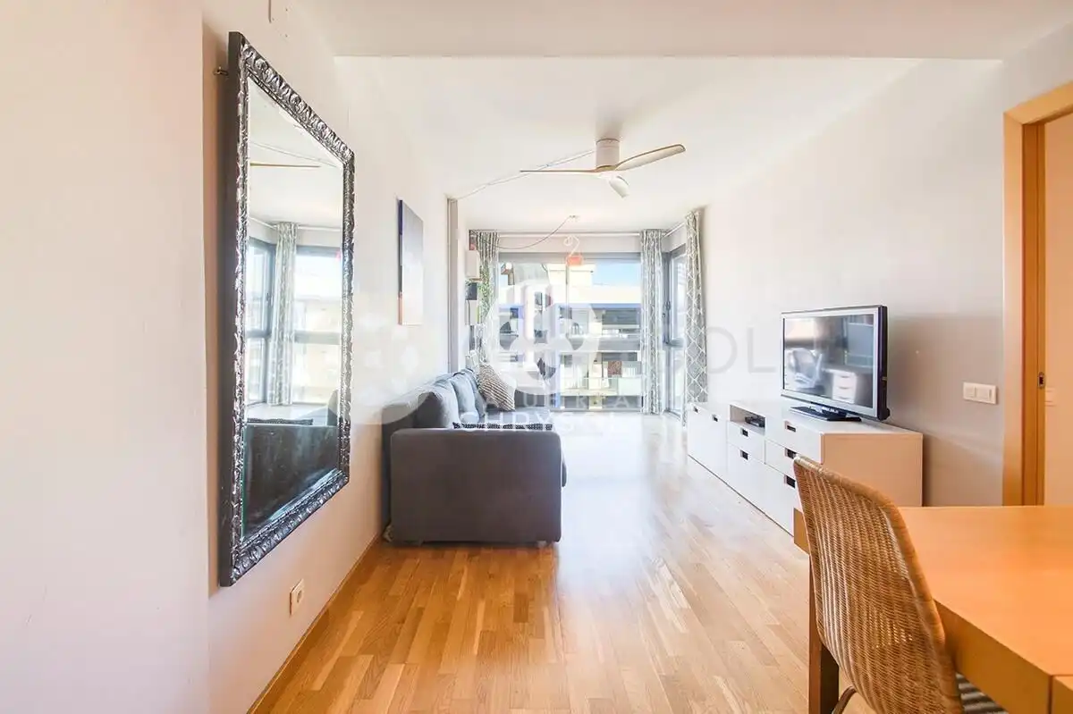 Sala de estar de Piso en venta en Barcelona con Aire acondicionado, Calefacción y Jardín privado
