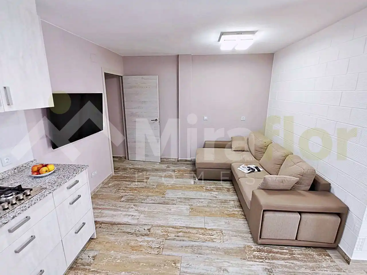 Sala de estar de Piso en venta en Dénia con Aire acondicionado, Calefacción y Amueblado