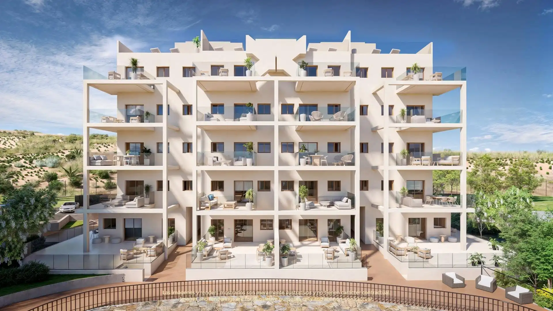 Vista exterior de Apartamento en venta en Murcia con Aire acondicionado, Calefacción y Jardín privado