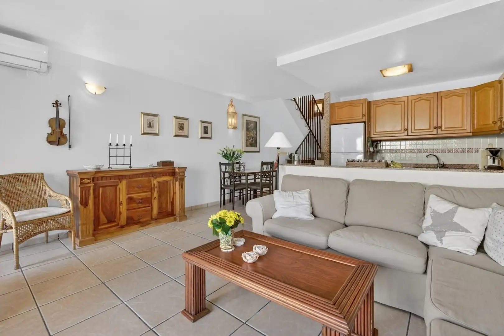 Living room of Duplexes for sale in Santa Pola  with Air Conditioner, Terrace and Community pool
