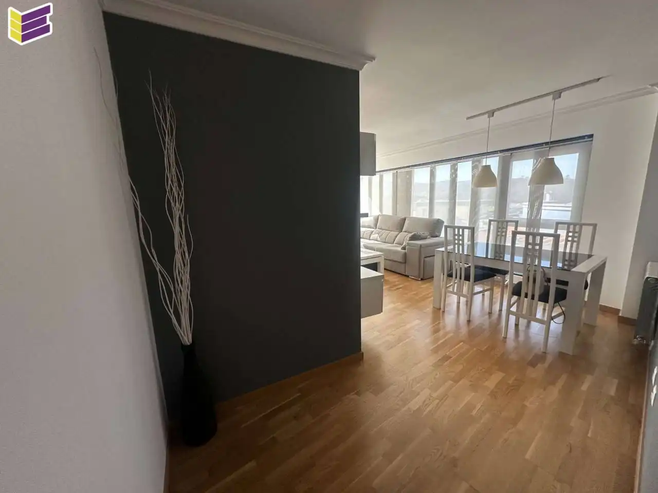 Wohnzimmer von Wohnung zur Miete in O Porriño   mit Heizung, Abstellraum und Möbliert