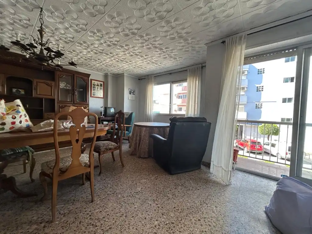Living room of Flat for sale in Carcaixent  with Terrace and Balcony
