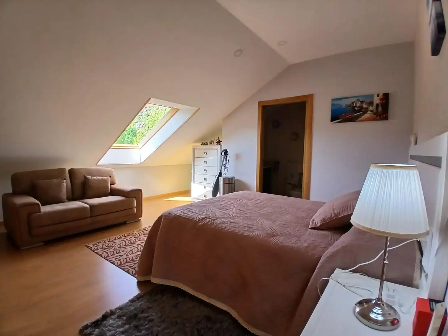 Schlafzimmer von Wohnung zum Verkauf in Muros mit Heizung, Terrasse und Abstellraum