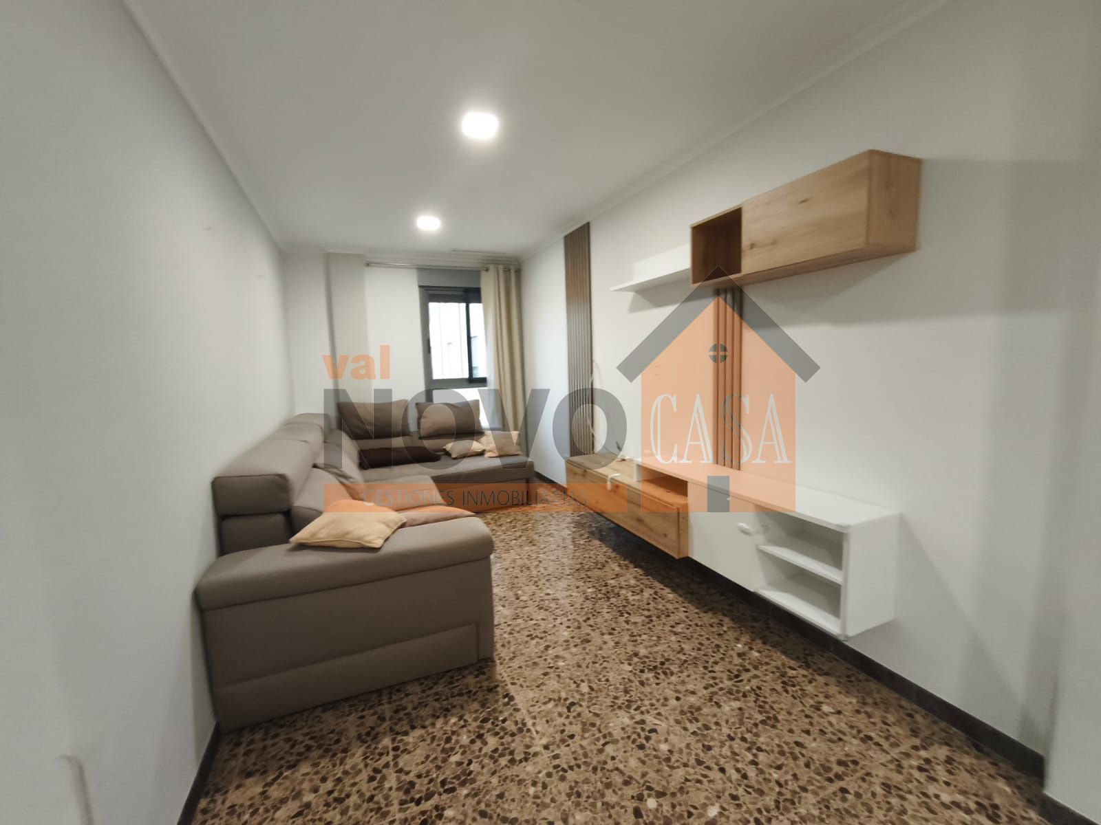 Sala de estar de Piso de alquiler en Silla con Aire acondicionado