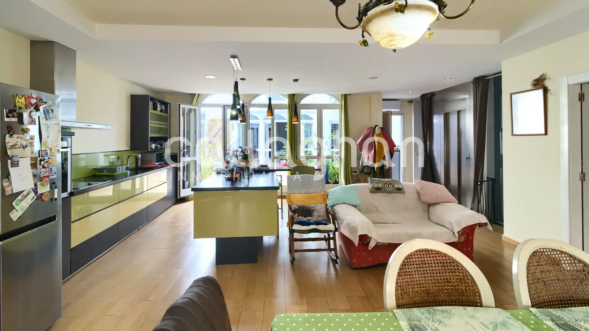 Living room of Detached homes for sale in Alzira  with Air Conditioner, Heating and Terrace