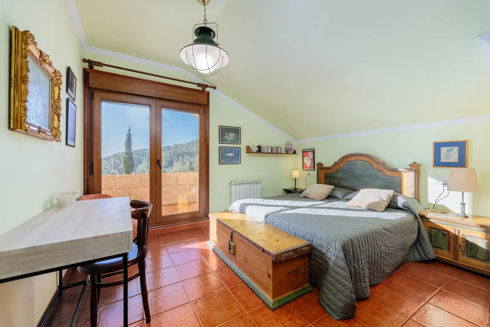 Schlafzimmer von Haus oder Chalet zum Verkauf in Moaña mit Heizung, Abstellraum und Balkon