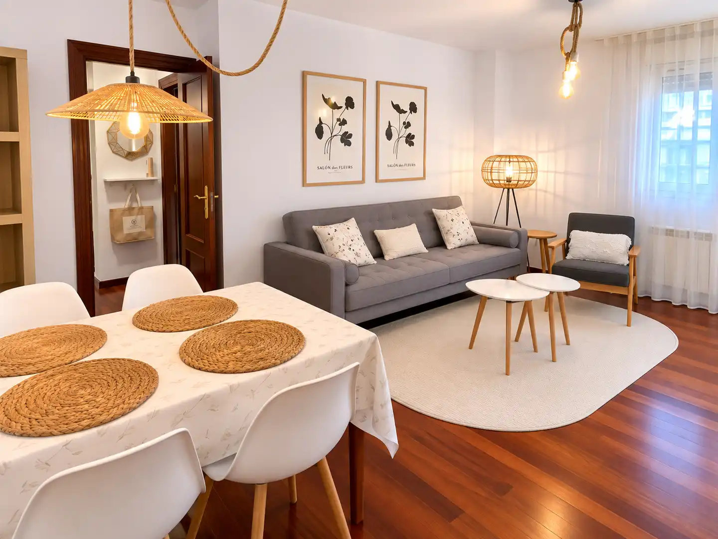 Sala de estar de Piso de alquiler en Suances con Calefacción, Terraza y Amueblado