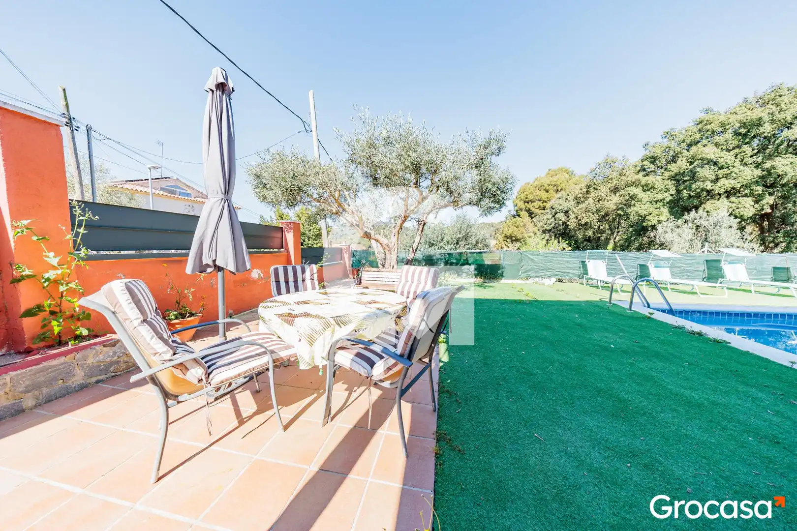 Terrassa de Casa o xalet en venda en Terrassa amb Aire condicionat, Calefacció i Jardí privat