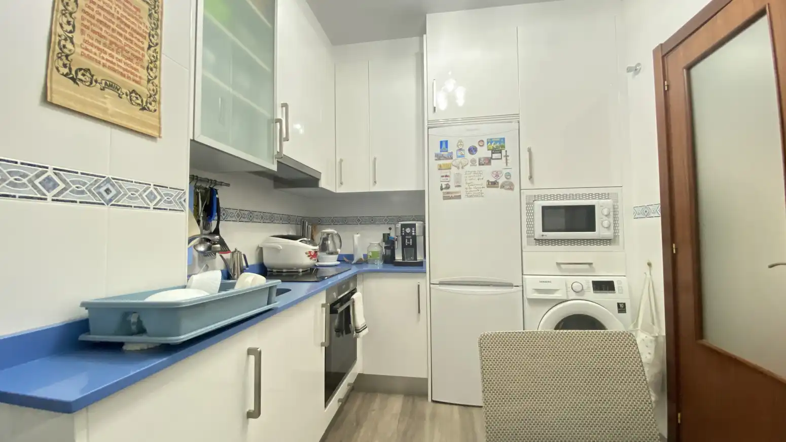 Küche von Wohnung zum Verkauf in Entrambasaguas mit Heizung, Terrasse und Abstellraum
