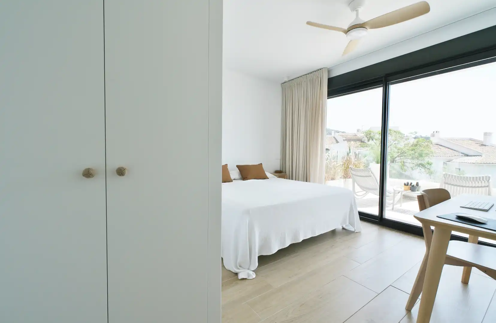 Habitación de Apartamento de alquiler en Sagunto / Sagunt con Aire acondicionado, Calefacción y Terraza
