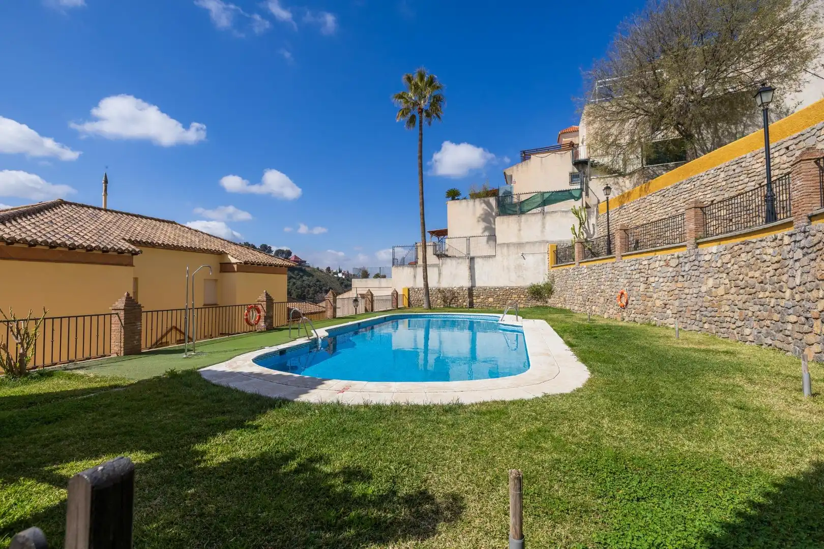 Swimming pool of Detached homes for sale in  Granada Capital  with Air Conditioner, Heating and Private garden