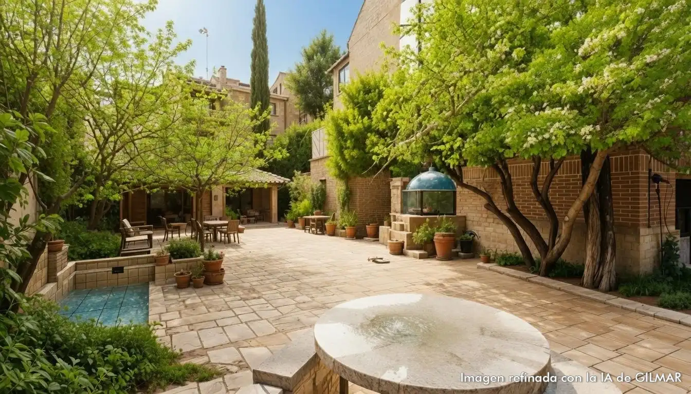 Terrace of Detached homes for sale in Las Rozas de Madrid  with Air Conditioner, Heating and Private garden