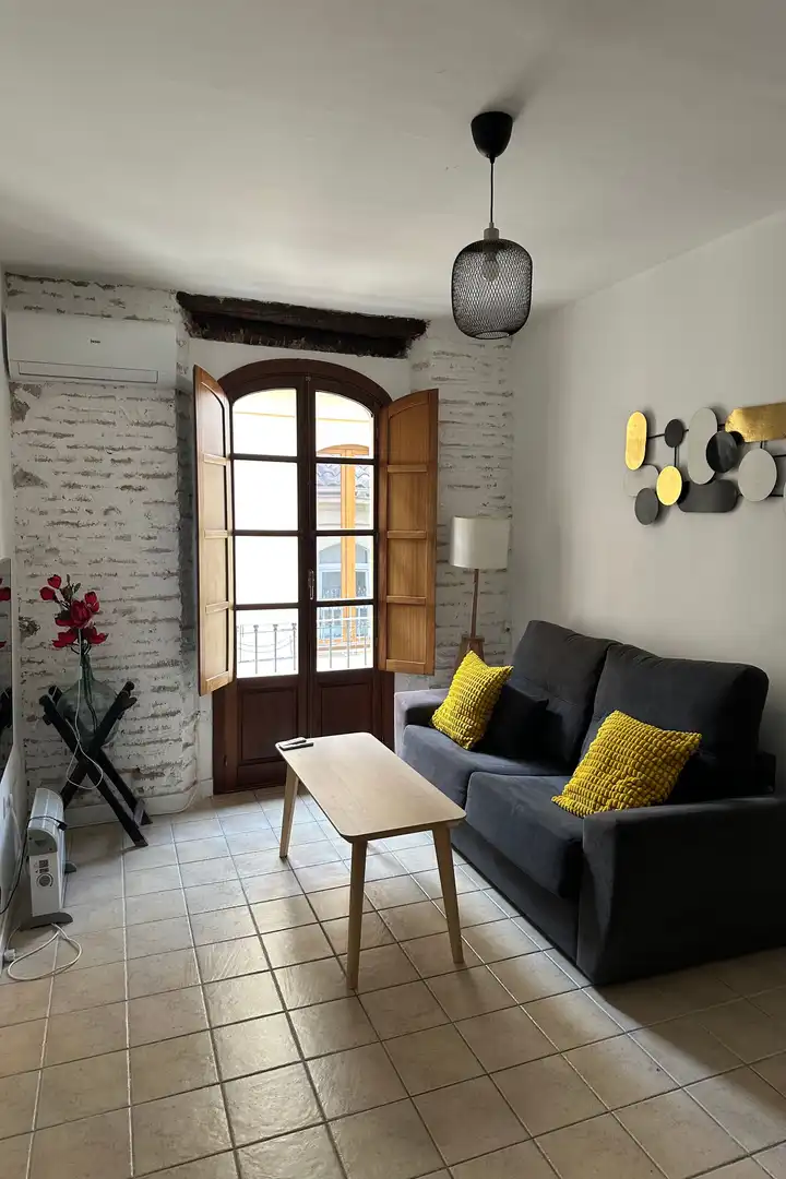 Sala d'estar de Apartament en venda en Málaga amb Terrassa i Balcó