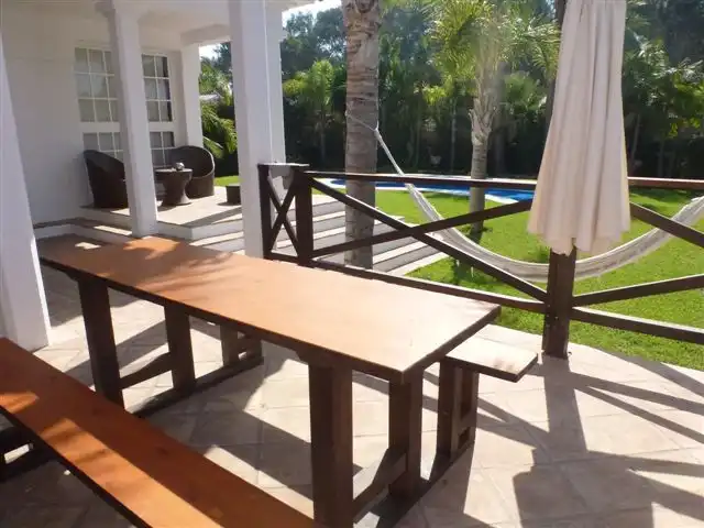 Terrassa de Casa o xalet de lloguer en Marbella amb Aire condicionat, Jardí privat i Terrassa