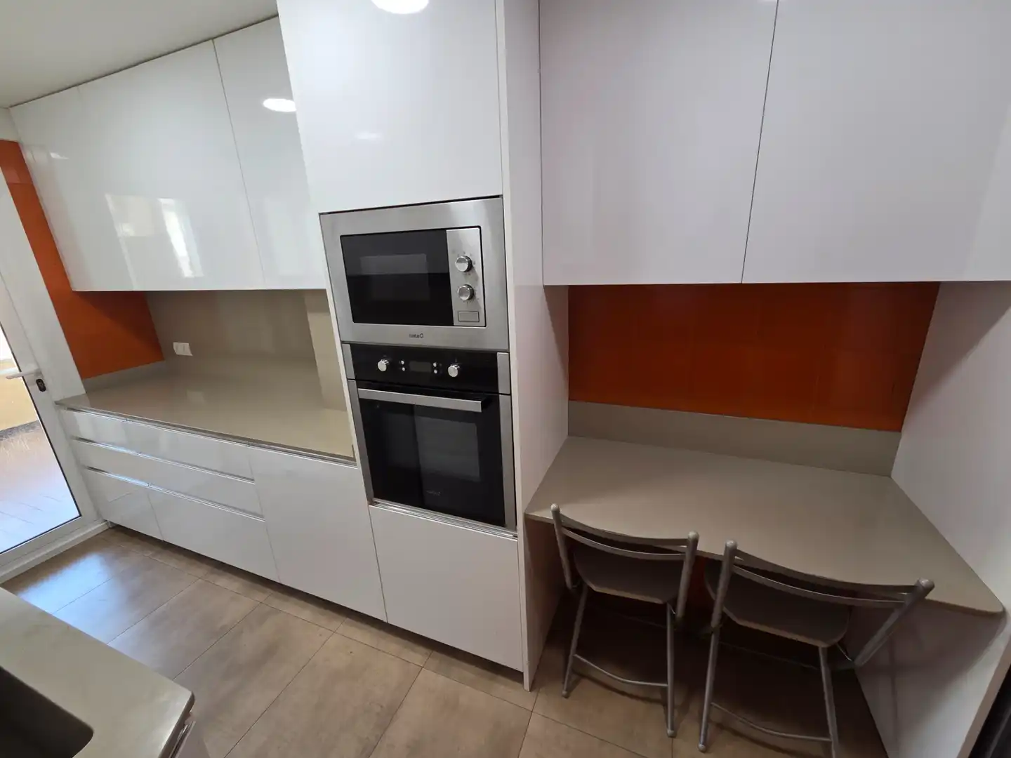 Küche von Wohnung zum Verkauf in Vilafranca del Penedès mit Klimaanlage, Heizung und Parkett