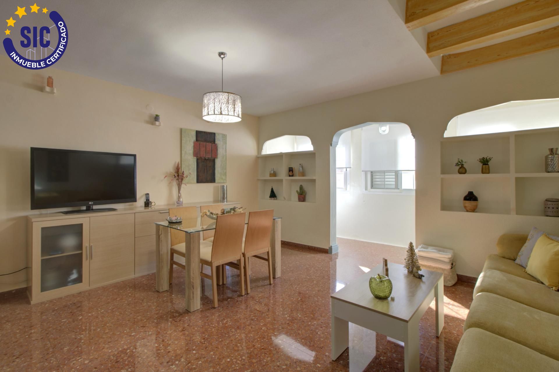 Dining room of Single-family semi-detached for sale in Almenara  with Air Conditioner, Terrace and Storage room